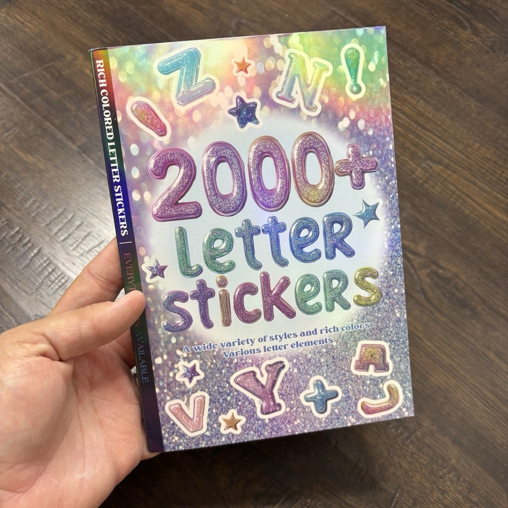 2000+ Pcs Alphabet Sticker for Journaling,Fun & Colorful Craft Letter Stickers